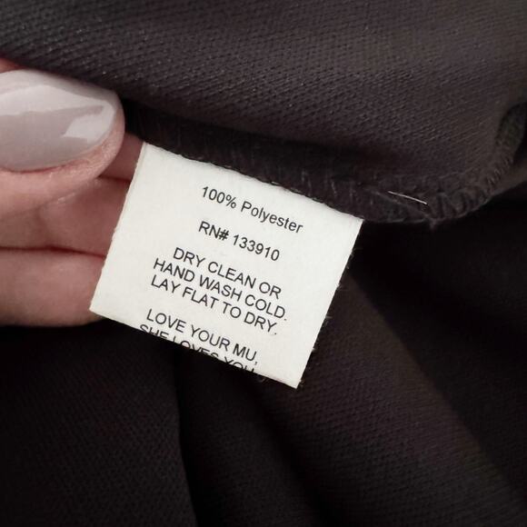 SHOW ME YOUR MUMU Jenn Chiffon Maxi Dress Black Medium M - Picture 10 of 11